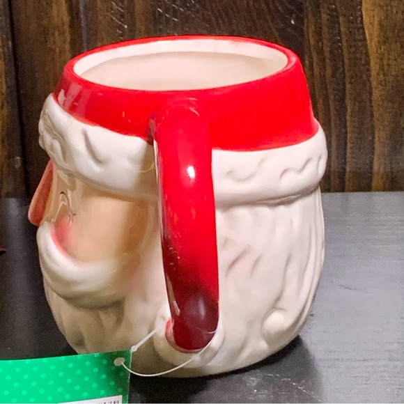 Blinking Santa Claus 26oz Ceramic Christmas Mug - Picture 8 of 10